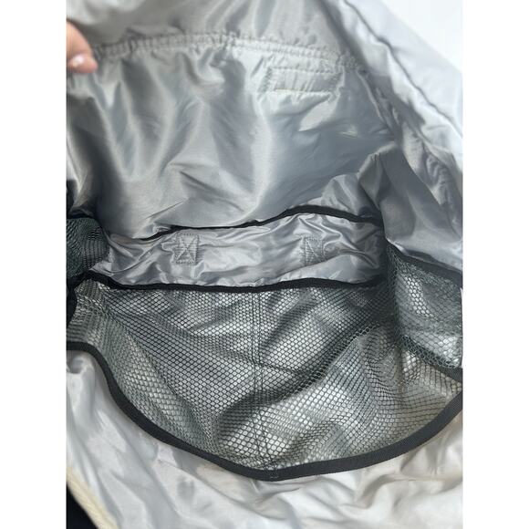 ESPRIT Classic messenger Bag Tan And Green W/ Inner & Outer Dividers & Pockets - Picture 5 of 5